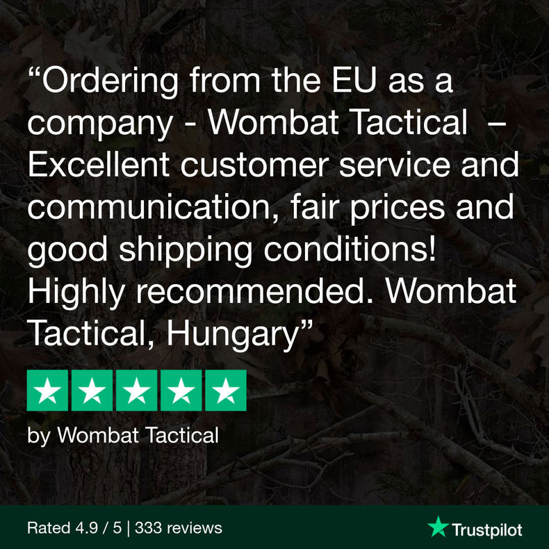 Trustpilot review — Wombat Tactical