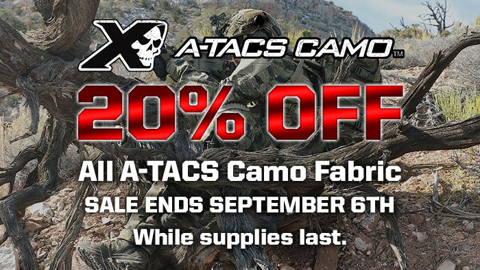 20% OFF A-TACS CAMO FABRIC