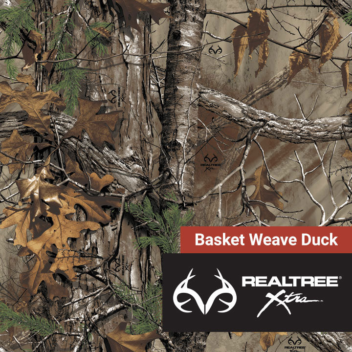 11 oz. Basket Weave Duck - Realtree Xtra - 65"  (Clearance)