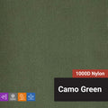 1000D  Nylon – Solid - Camo Green – 60"