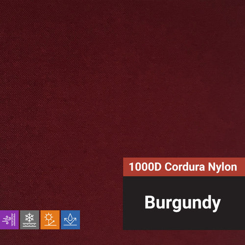 1000D Cordura Nylon - Burgundy