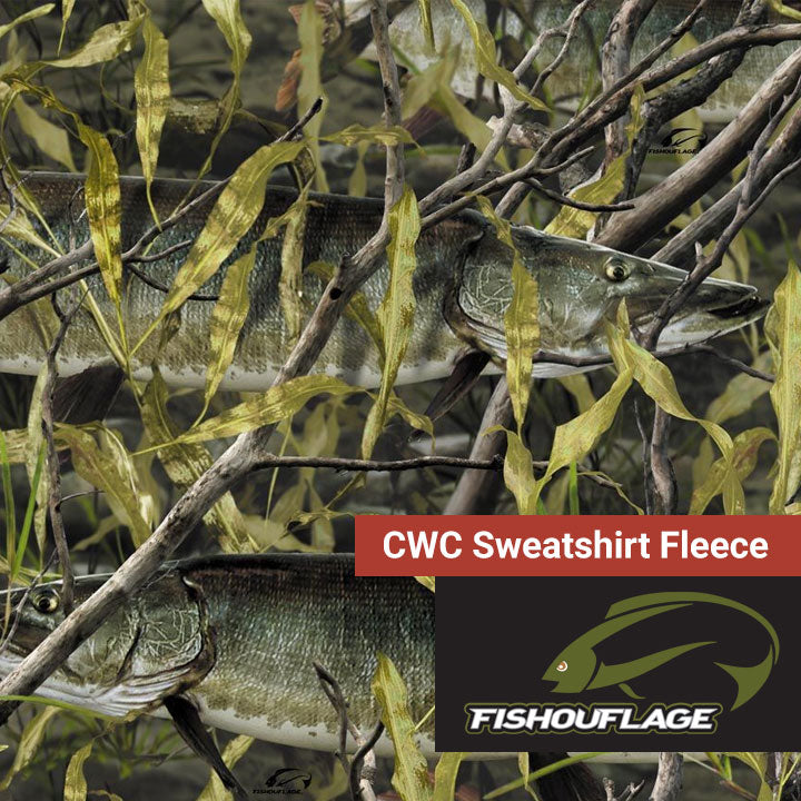 CWC Sweatshirt Fleece - Fishouflage Musky 58" (Clearance)