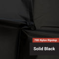 70D Nylon Ripstop - Solid Black