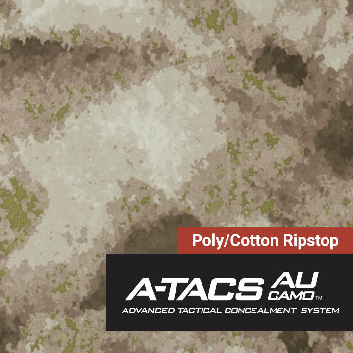 Poly/Cotton Ripstop - A-TACS AU - 65"