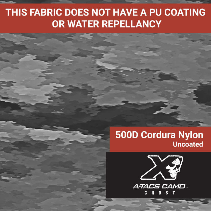 500D Cordura® Nylon Uncoated – A-Tacs Ghost – 60" (Clearance)- 2nd Quality