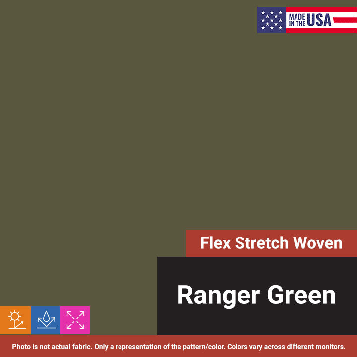 Flex Stretch Woven - Ranger Green