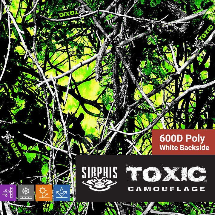 Moon Shine Camo Toxic - 600D Poly Fabric