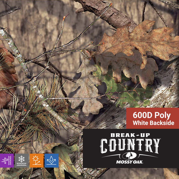 600D Poly – Mossy Oak Break-up Country Mini – 58"