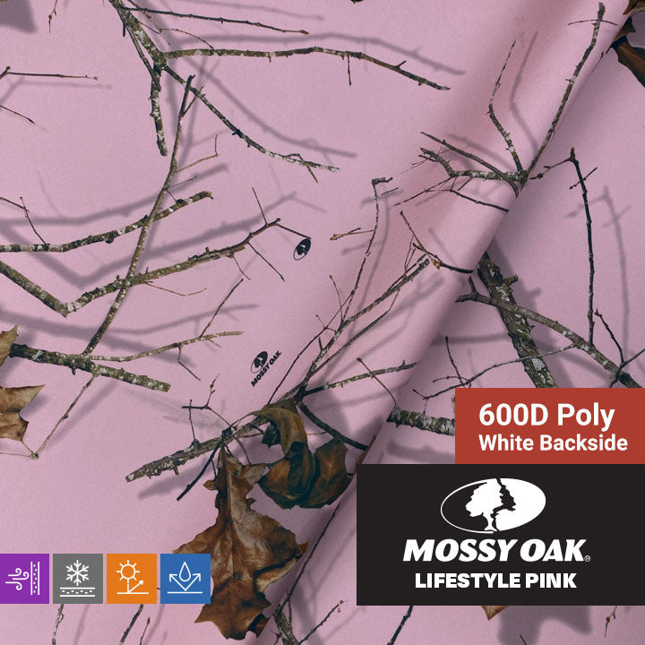 600D Poly – Mossy Oak Pink Lifestyle – 57/58"