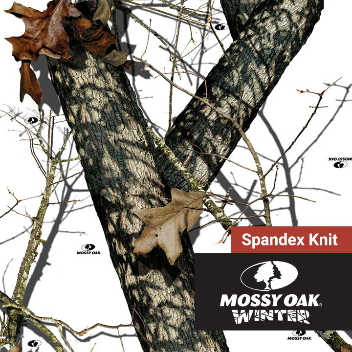 Poly/Spandex Knit – Mossy Oak Winter – 60″
