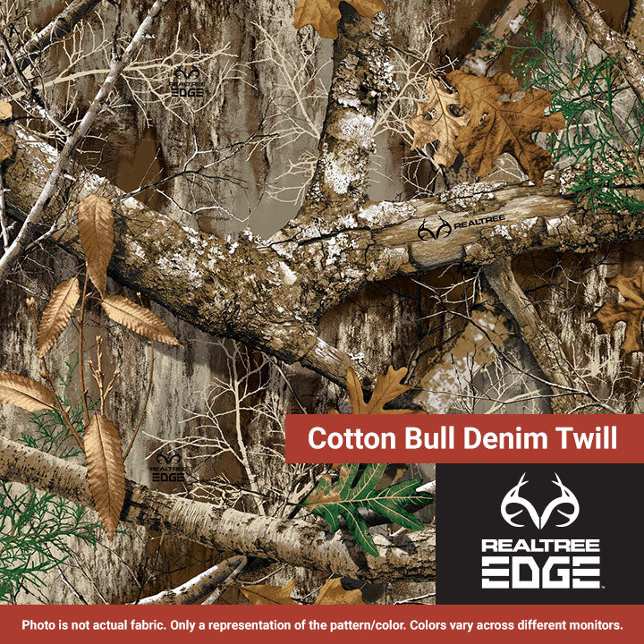 9 oz. Twill / Bull Denim - Realtree Edge - 57/58"