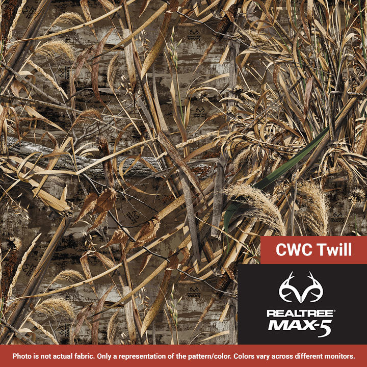 Realtree Max-5 - CWC Twill Fabric