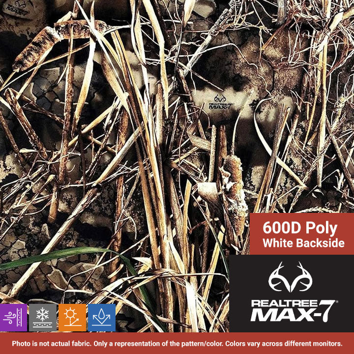 600D Poly - Realtree Max-7 - 57/58"