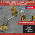 500D Cordura Realtree Xtra Colors - Granite - Uncoated