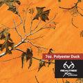 7 oz. Polyester Duck - Realtree Mini Xtra Orange - 58"
