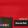 SALUTE™ 55 - 500D/500D Cordura Nylon Laminate - Rescue Red with Black Back - 61"