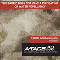 1000D Nylon Uncoated - A-Tacs AU - 60" (Clearance)- 2nd Quality