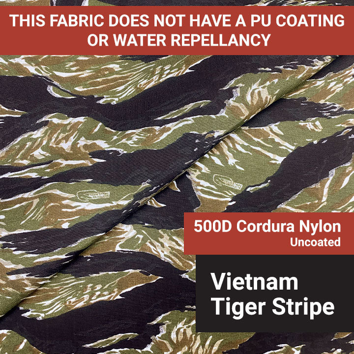 Vietnam Tiger Stripe 500D Nylon Uncoated