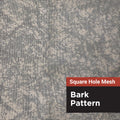 Square Hole Mesh - Bark Pattern - 60" (Clearance)