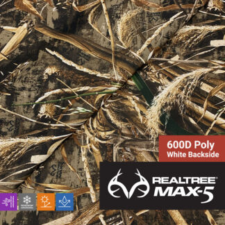 Realtree Max-5 600D Poly Fabric