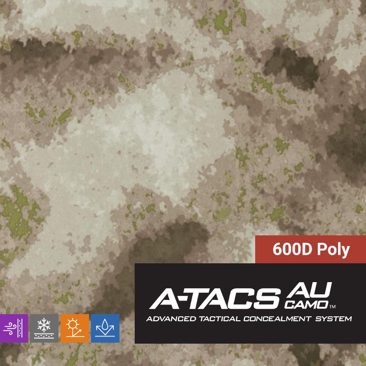 600D Poly - A-Tacs FG - 60 - Camo Fabric Depot