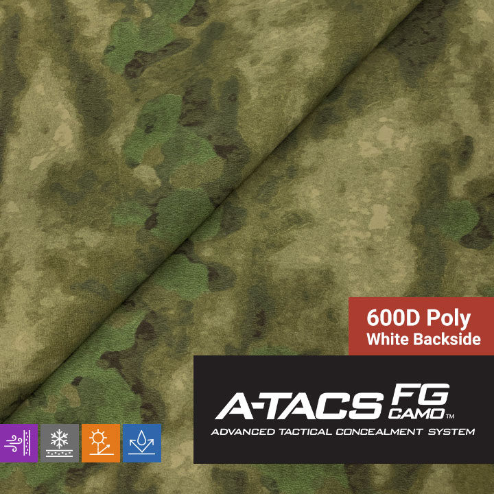 600D Poly - A-Tacs FG - 60 - Camo Fabric Depot