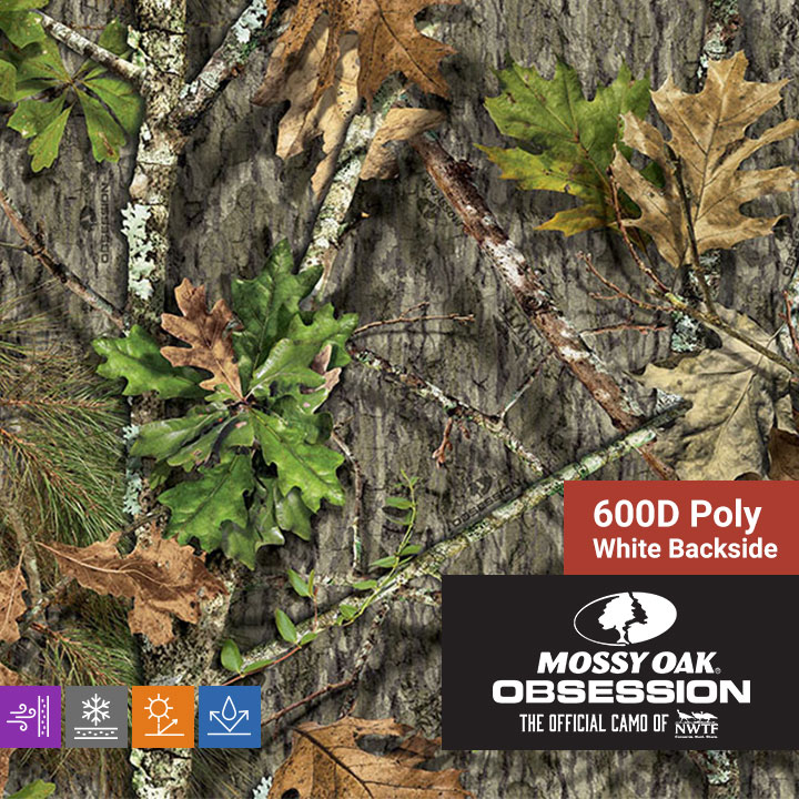 600D Poly - Mossy Oak Obsession - Official NWTF Camo - 60" - Camo ...