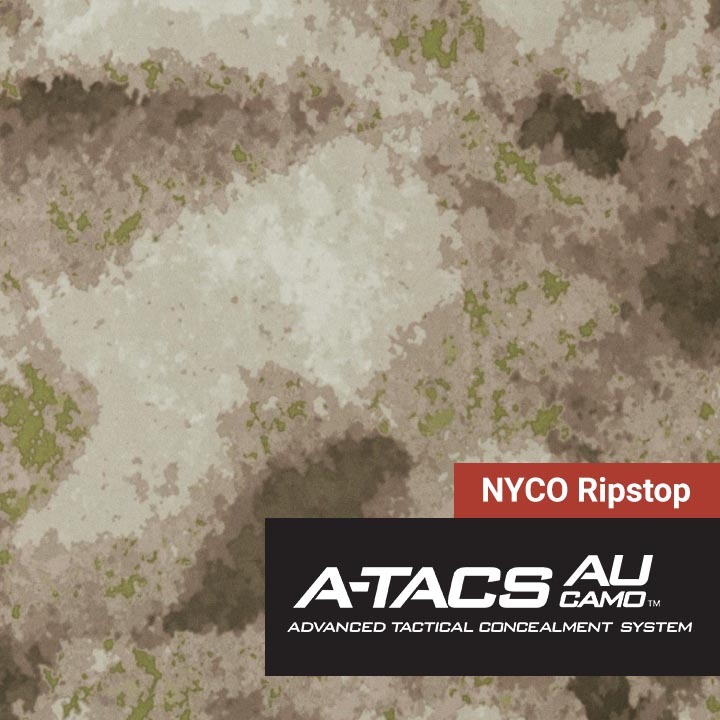 30D Nylon Ripstop – Uncoated – A-TACS iX – 57/58″ - Camo Fabric Depot