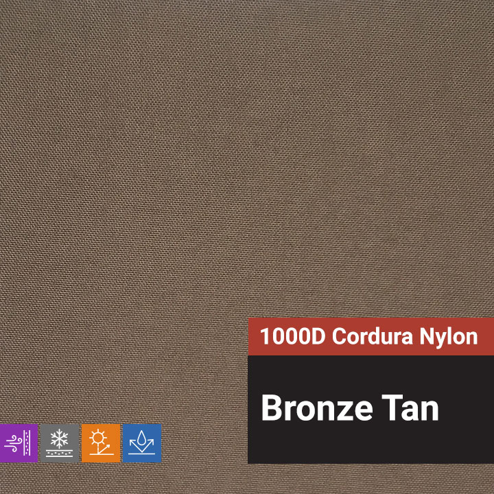 1000D Cordura® Nylon - Solid - Bronze Tan 59/60″ - Camo Fabric Depot
