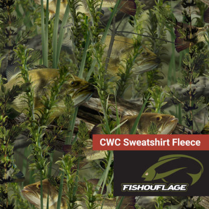 CWC Sweatshirt Fleece - Fishouflage Bass 58" (Clearance)