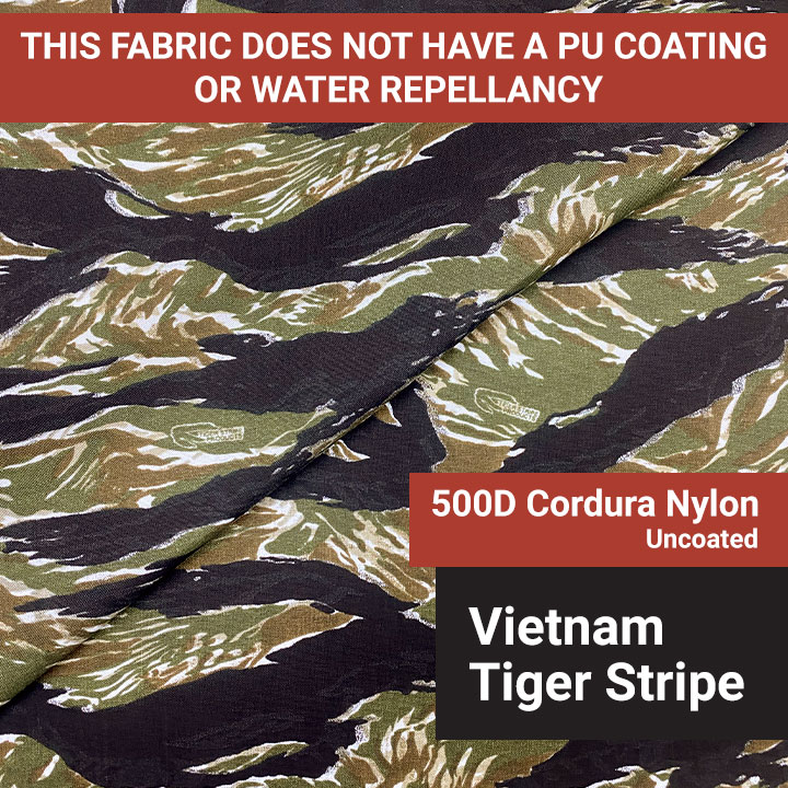1000D Nylon Cordura Vietnamese Tiger Stripe