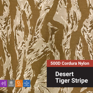 Desert Tiger Stripe - 500D Cordura Nylon Fabric