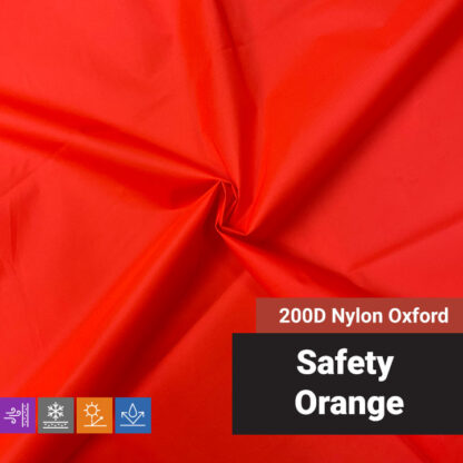 200D Nylon Oxford - Safety Orange