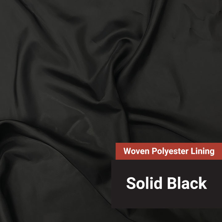 Black Polyester Lining Fabric by the Yard Over 50 Colors 60 Wide