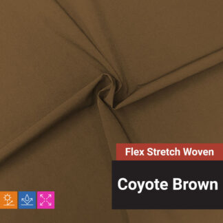 Flex Stretch Woven Fabric - Coyote Brown