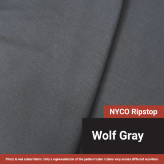 Wolf Gray - NYCO Ripstop Fabric