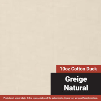 10 oz Cotton Duck - Solid Greige Natural