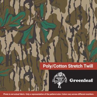 Mossy Oak Greenleaf - Poly / Cotton / Stretch Twill