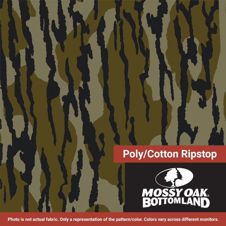 Poly / Cotton Ripstop - 6oz - Mossy Oak Original Bottomland - 58/59