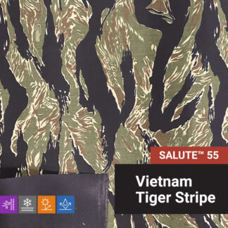 Vietnam Tiger Stripe Salute Laminate Fabric