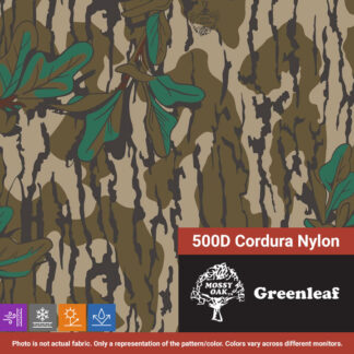 Mossy Oak Greenleaf - 500D Cordura Nylon Fabric