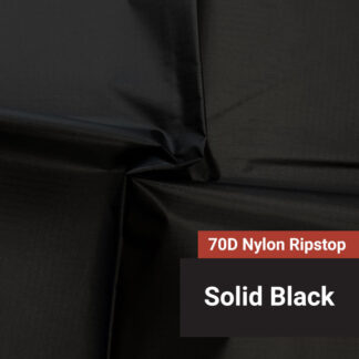 70D Nylon Ripstop - Solid Black